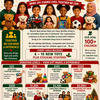 The Family Gwinnett Christmas Toy Drive 2026